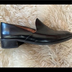 JEFFERY CAMPBELL leather slip ons.